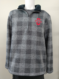 City 1/2 Zip Charcoal Pullover
