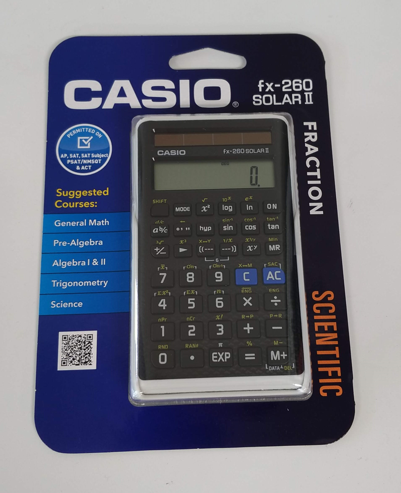 Casio Cs-Fx260 Solar Scientific Calculator (SKU 12129225)
